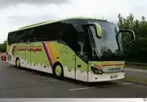 Setra S 515 HD  Haida Reisen . Aufgenommen am 5. August 2014 in Farnham / England.