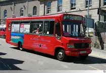 Plaxton Beaver auf Mercedes O 814 Fahrgestell der  Royal Buses  aufgenommen am 7. August 2014 in St. Ives / England.