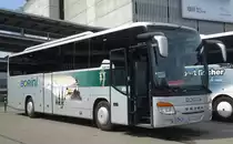 Setra 415 GT HD, Borini Mégève, Zurich Airport août 2014