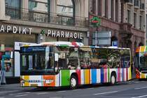 . EW 1216, Setra S 415 NF, aufgenommen am Hauptbahnhof in Luxemburg am 23.09.2014.