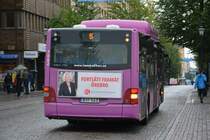 BYF 543 ist am 08.09.2014 auf der Linie 5 nach Hovsta unterwegs.