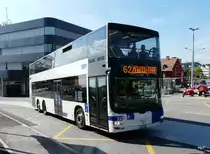 TL - MAN Lion`s City Nr.512  VD 1585 unterwegs auf der Linie 62 in Lausanne am 22.09.2014