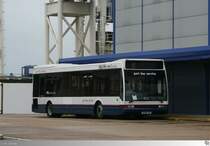 Optare Excel  P&O Ferries . Aufgenommen am 10. August 2014 in Dover / England.