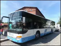 Setra 415 NF mit H�nger der Kraftverkehrsgesellschaft mbH Ribnitz-Damgarten in Ribnitz-Damgarten am 22.07.2013