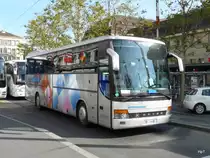 Setra Reisecar unterwegs in der Stadt Lausanne am 22.09.2014
