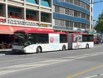 Postauto / Ortsbus Sion - VanHool NEW AG300 Nr.66  VS 12670 in Son am 22.09.2014