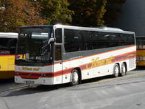 Volvo 9900 unterwegs in der Stadt Brig am 22.09.2014