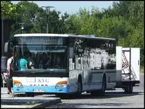 Setra 415 NF mit H�nger der Kraftverkehrsgesellschaft mbH Ribnitz-Damgarten in Ribnitz-Damgarten am 22.07.2013