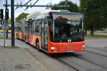XEN 911 fährt am 09.09.2014 auf der Linie 117. Hier am HBF Norrköping.
