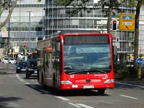 DB Rhein Neckar Bus Mercedes Benz Citaro C1 Facelfit auf Leerfahrt am 27.09.14 in Heidelberg