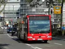 DB Rhein Neckar Bus Mercedes Benz Citaro C1 Facelfit auf Leerfahrt am 27.09.14 in Heidelberg