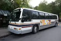 Bus der Firma  Autocars des Chutes  des Herstellers Nova Bus, aufgenommen im September 2014 am Hafen (Boulevard Champlain) von Québec. 