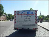 Hnger der Kraftverkehrsgesellschaft mbH Ribnitz-Damgarten in Ribnitz-Damgarten am 22.07.2013