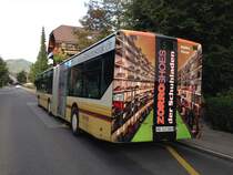 Mercedes Citaro G Nr. 86 (2001) am 13.9.14 beim Schorenfriedhof auf der Linie 5. Dieser Bus ist bereits durch einen C2 ersetzt worden...