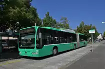 Mercedes Citaro 710 auf der Linie 31 bedient die Haltestelle Friedhof am Hörnli. Die Aufnahme stammt vom 16.09.2014.