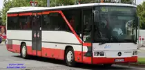 Mercedes-Benz O550 Integro, Wagennummer 346, der Uckermärkischen Verkehrsgesellschaft mbH, 2014 in Schwedt/Oder.