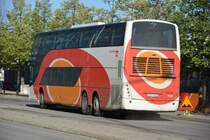 DEH 802 auf Betriebsfahrt am 11.09.2014 am Hauptbahnhof Linköping.