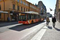 UFT 570 auf der Linie 14. Aufgenommen am 11.09.2014 Innenstadt Linköping.