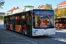 Am 11.09.2014 wurde dieser MAN in Motala aufgenommen. EFZ 822.