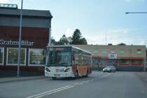 DRD 999 im Ortskern von Kisa am 12.09.2014. Leider weiß ich nicht was das für ein Bus ist.