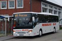 . Setra S 415 ULvon Buck's, aufgenommen in Greetsiel am 06.10.2014. 