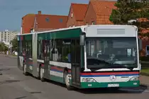 . Mercedes Benz Citaro Gelenkbus auf der Insel Borkum gesehen am 08.10.2014