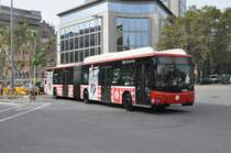 TMB, Barcelona. MAN/Castrosua CS40 City Versus A CNG (Nr.6316) in Jardinets de Grácia. (21.10.2014)