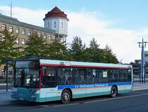 . MAN Lion's City wartet am ZOB in Emden auf seinen nächsten Einsatz. 07.10.2014