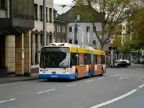 Van Hool AG 300 T auf der Linie 681 nach Hästen am Hauptbahnhof Solingen.(24.10.2014)
