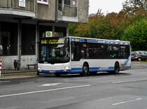 MAN Niederflurbus 3. Generation (Lion's City) auf der Linie 646 nach Wuppertal-Barmen Toelleturm an der Haltestelle Wuppertal-Heckinghausen Werlestraße.(25.10.2014) 
