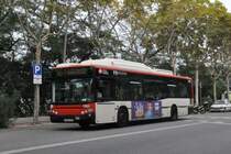 TMB, Barcelona. MAN/Castrosua CS40 City CNG (Nr.1320) in Avinguda Miramar-Estació del Funicular. (22.10.2014)