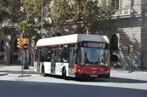 TMB, Barcelona. MAN/Noge Cittour CNG (Nr.1823) in Pla de Palau. (23.10.2014)