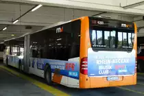 RNV Mercedes Benz Citaro C1 Facelift G 6203 am 18.10.14 beim Tag der Offenen Tür im RNV Betriebshof Mannheim