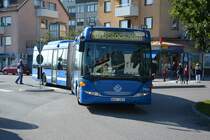 WSO 960 (Scania OmniLink) auf der Linie 670 nach Stockholm. Aufgenommen am 13.09.2014 Vaxholm.