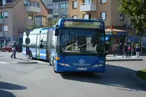 WSO 960 (Scania OmniLink) auf der Linie 670 nach Stockholm. Aufgenommen am 13.09.2014 Vaxholm.