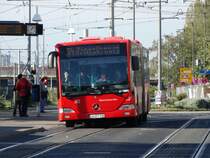 DB Rhein Neckar Bus Mercedes Benz Citaro C1 G 24.10.14 in Heidelberg auf der Linie 34 