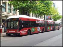 Van Hool AGG 300 der Hamburger Hochbahn AG in Hamburg am 25.07.2013