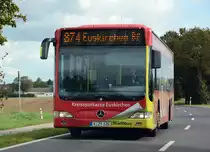 MB O 530 der RVK für SVE, K-ZY 320, bei Euskirchen - 25.09.2014