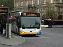 MVG Mercedes Benz Citaro C2 G 782 am 30.10.14 in Mainz Hbf auf der Linie 55