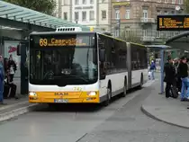 MVG MAN Lions City G 742 am 30.10.14 in Mainz Hbf auf der Linie 69