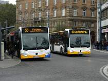 MVG Mercedes Benz Citaro C2 G 782 und 914 am 30.10.14 in Mainz Hbf 