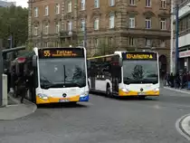 MVG Mercedes Benz Citaro C2 G 782 und 914 am 30.10.14 in Mainz Hbf 
