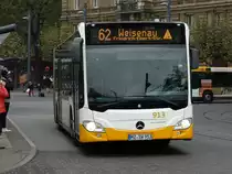 MVG Mercedes Benz Citaro C2 G 913 am 30.10.14 auf der Linie 62 in Mainz
