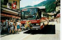 Aus dem Archiv: AFA Adelboden 11/BE 345'172 Setra Jahrgang 1988 am 7. August 1988 Adelboden, Landstrasse (Festumzug 100 Jahr Kur- und Verkehrsverein Adelboden)