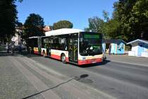 CPZ 465 (MAN Lion's City CNG) auf den Weg durch die Innenstadt von Jönköping am 15.09.2014
