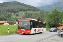 ARL, Viganello. Mercedes-Benz Citaro II (Nr.25) in Lugaggia. (14.6.2014)