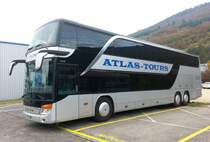 Setra 431 DT, Atlas Tours, Bienne novembre 2014