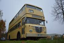 Sonderfahrt zum Jubiläum Mauerfall am 09.11.2014. Aufgenommen in der Hermann-von-Helmholtz-Straße Kleinmachnow.