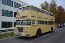 Sonderfahrt zum Jubiläum Mauerfall am 09.11.2014. Aufgenommen in der Hermann-von-Helmholtz-Straße Kleinmachnow.