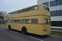 Sonderfahrt zum Jubiläum Mauerfall am 09.11.2014. Aufgenommen in der Hermann-von-Helmholtz-Straße Kleinmachnow.
